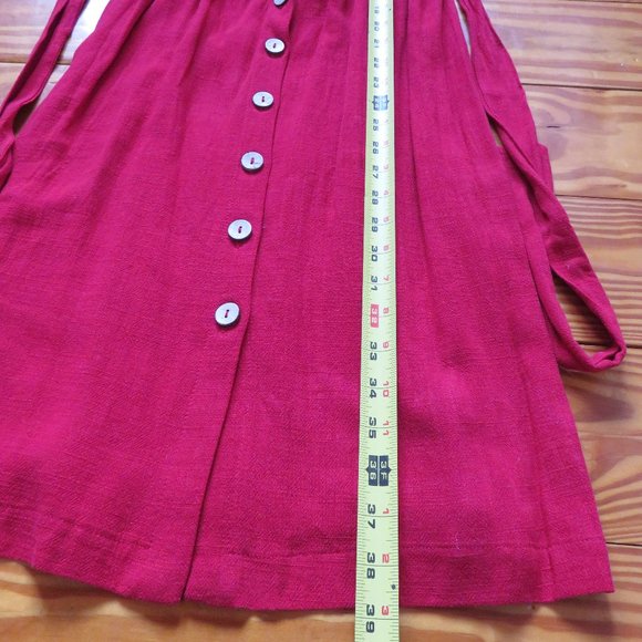 Universal Thread Red Button Down Dress Size XS BNWT - Picture 8 of 9
